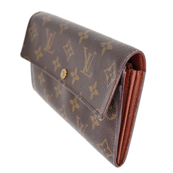 Louis Vuitton Long Brown Bifold Wallet Pochette Porte Monnaie - Picture 4 of 6